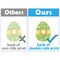 Ivenf Easter Decorations Window Clings Decals Decor, Extra Large Easter Eggs Flowers Party Supplies Gifts, Spring Window Clings Decorations for Kids School Home Office, 4 Sheets 46 pcs